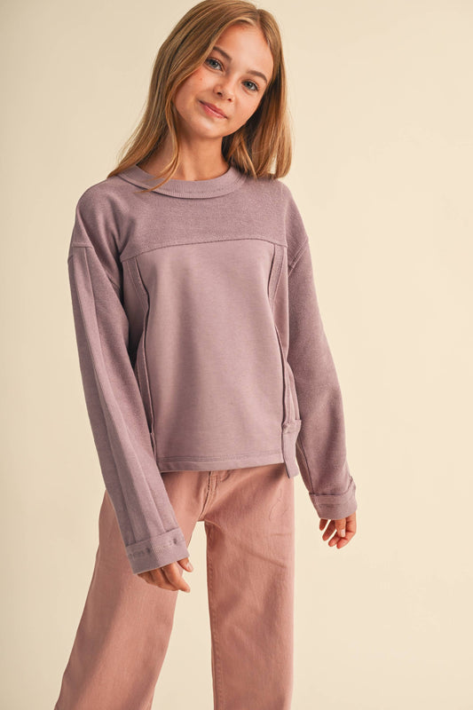 TWEEN KIDS GIRLS CREW NECK SWEATSHIRT (7-14)