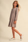 TWEEN KIDS GIRLS KNIT LONG SLEEVE DRESS (7-14)