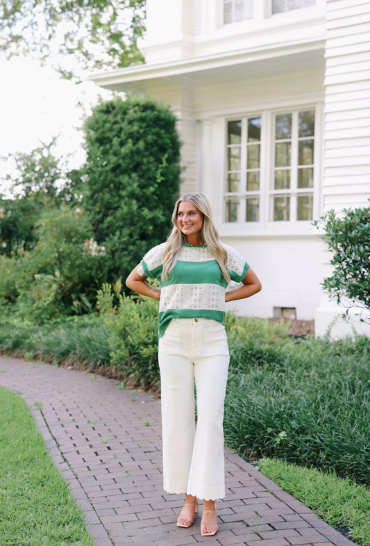 "Love Always" Kelly Green Top
