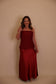 "All Wrapped Up" Corset Bodice Maxi Dress