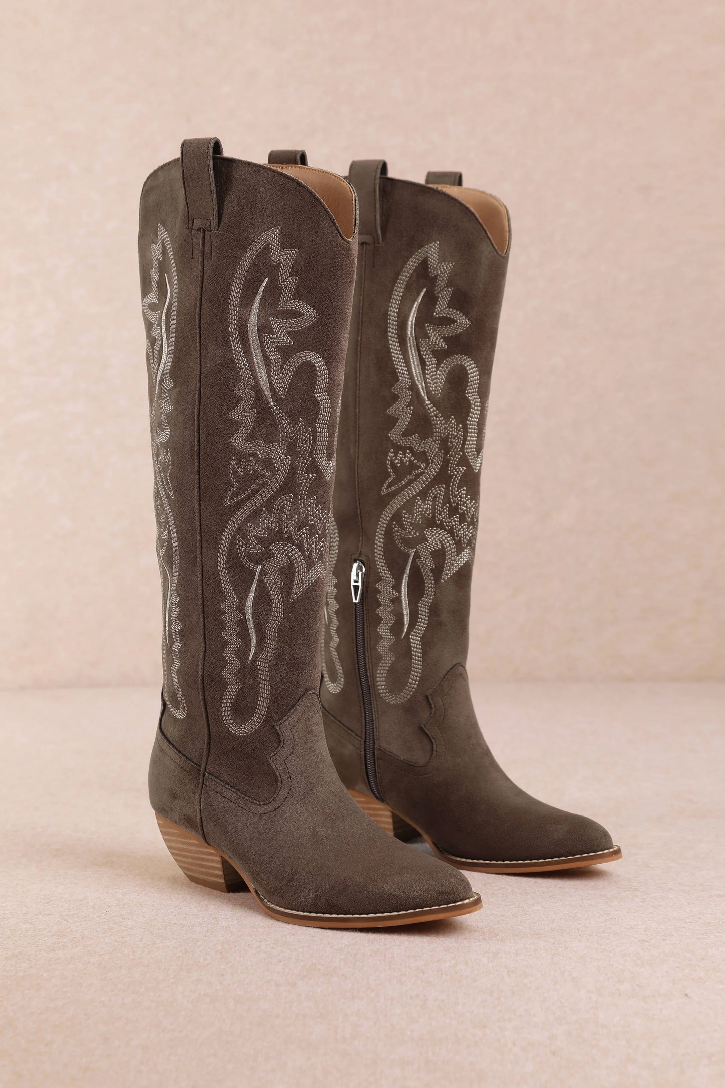 "Kas" Brown Cowgirl Boot