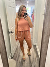 "Victory" ZigZag Trim Shorts