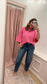 “Cassidy” Mock neck batwing sweater