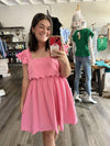 "Life Song" Bubble Gum Pink Dress