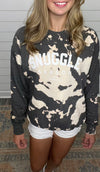 "Snuggle Season" Bleached Sweatshirt