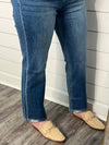 "Leslie" High Rise Straight Denim