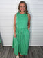 "Part the Sea" Green Striped Skirt