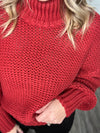 "Cutie Pie" Merlot Turtle Neck Top