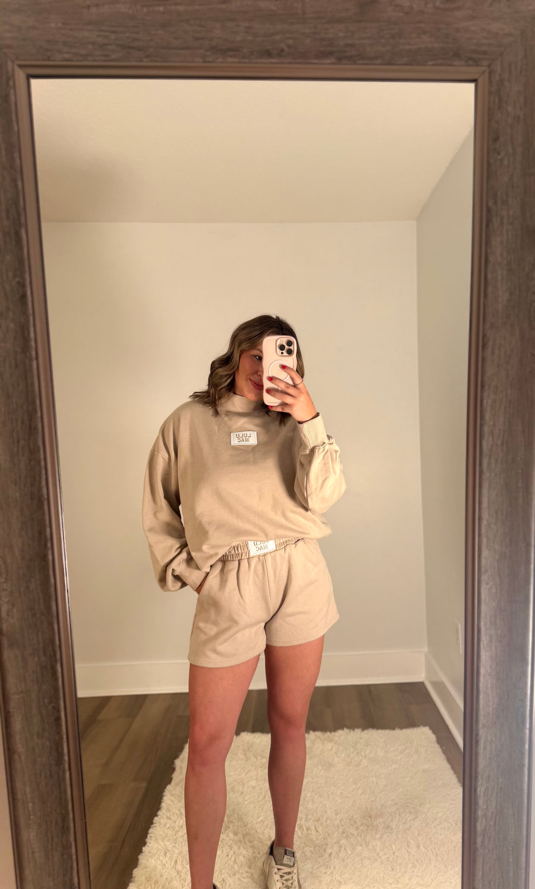 Lulumac Mock Neck Adult Sweatshirt
