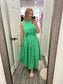 "Part the Sea" Green Striped Skirt