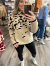 "In My Feelings" Leopard Print Sweater