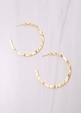 Caroline Hill Lovett Hammered Hoop Earring