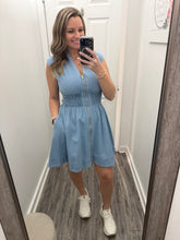 “Easy Like Spring” Light Denim Dress