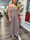 "Easy On Me" Mineral Washed Jumpsuit