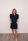 "Midnight Muse" Navy Dress