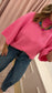 “Cassidy” Mock neck batwing sweater