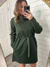 "Holiday Fun" Green Dress