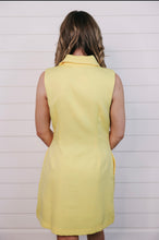 “Tried & True” Yellow Button Up Dress