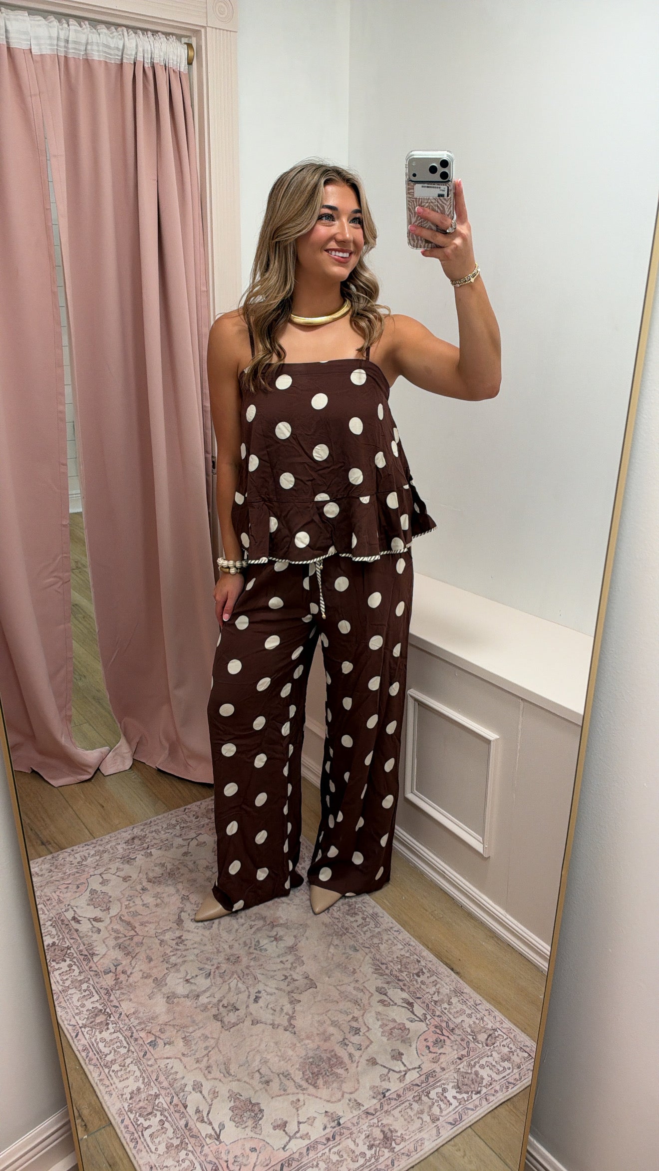 "Paige" Polka Dot Set