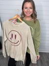 "Smiling Back" Pullover