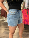 "Charlotte" Light Colored Denim Shorts