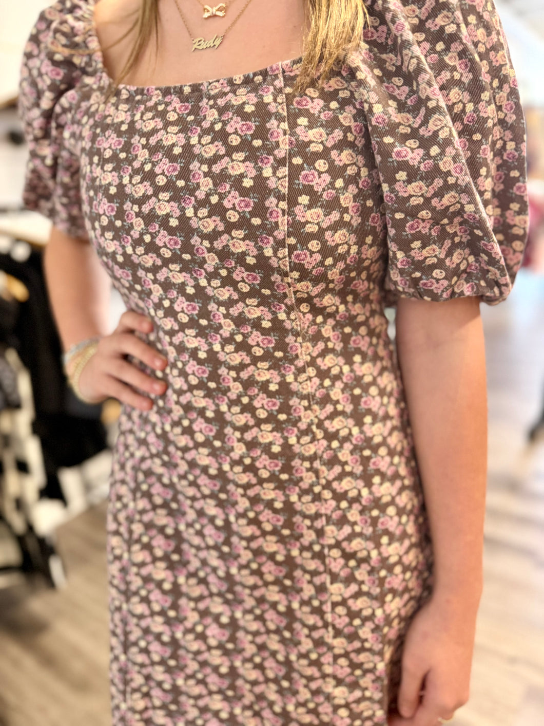 "Love Story" Floral Dress