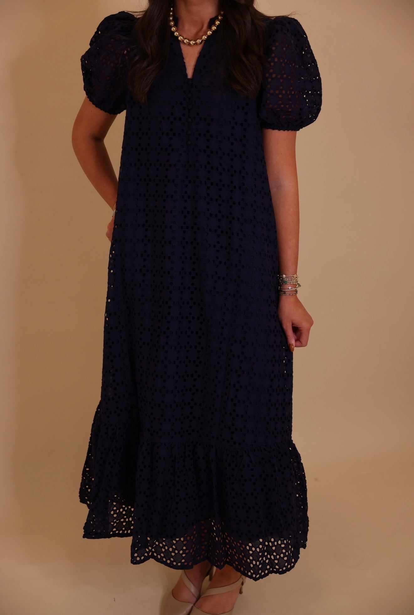 “Jaycee” Navy Maxi Dress