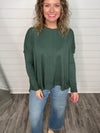 "Say It Ain't So" Round Neck Sweater Top