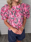 "Best Yet" Pink Floral Top
