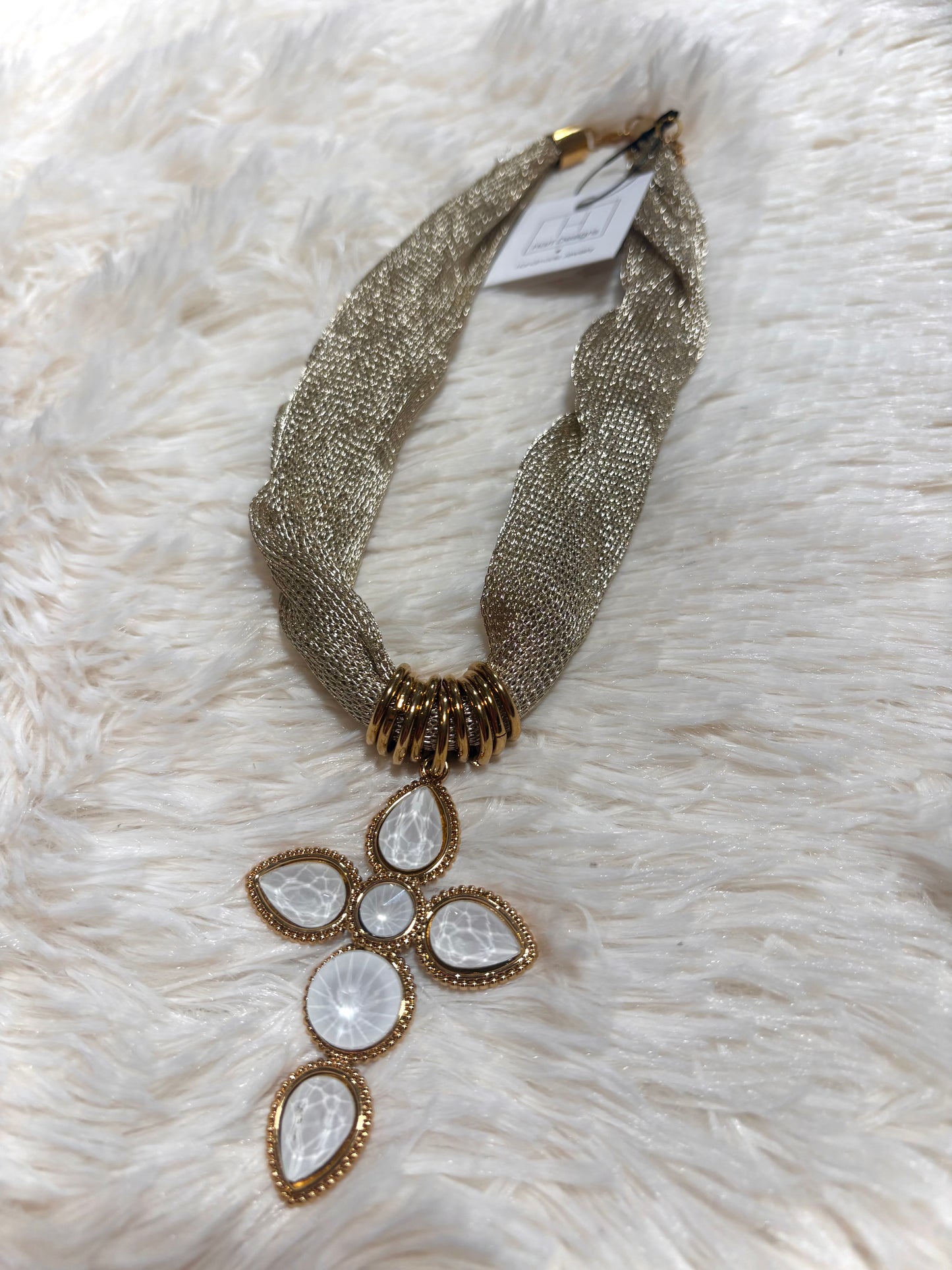 “By your Grace” Chunky Gold Necklace