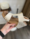 Corkys Zip It Good Ivory Wedge