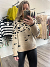 "In My Feelings" Leopard Print Sweater