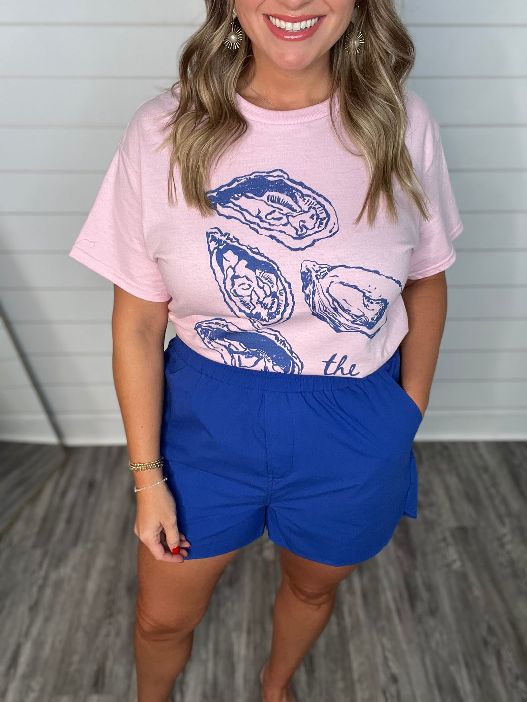 "With me Always" Elastic Waist Shorts