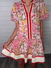 "I get to love you" Pink Floral Dress