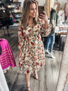 "Private Landing" Floral Dress