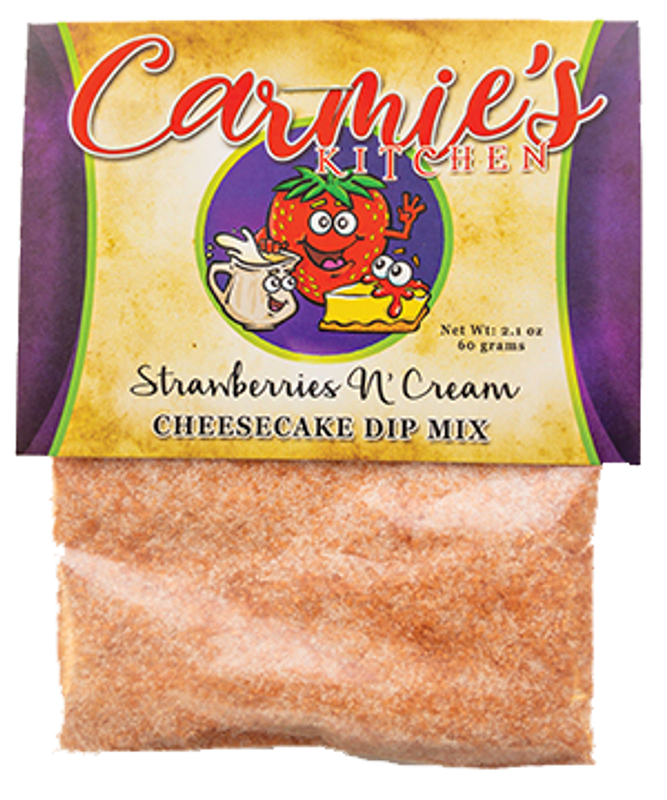 Carmie's Strawberries N Cream Cheesecake Dip