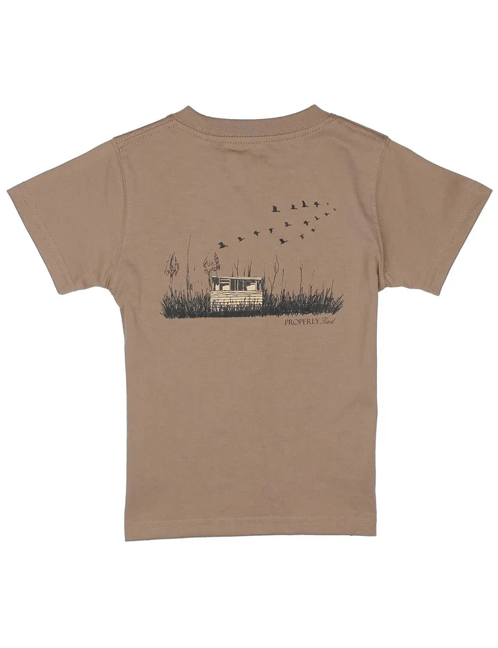 Properly Tied-Boys Duck Blind SS Walnut