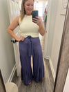 "You and Me" Denim Wide Leg Pants