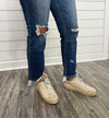 "Chloe" High Rise Cropped Denim