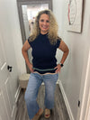 "Everytime" Navy Top