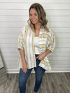 "Chase your Love" Striped Linen Top