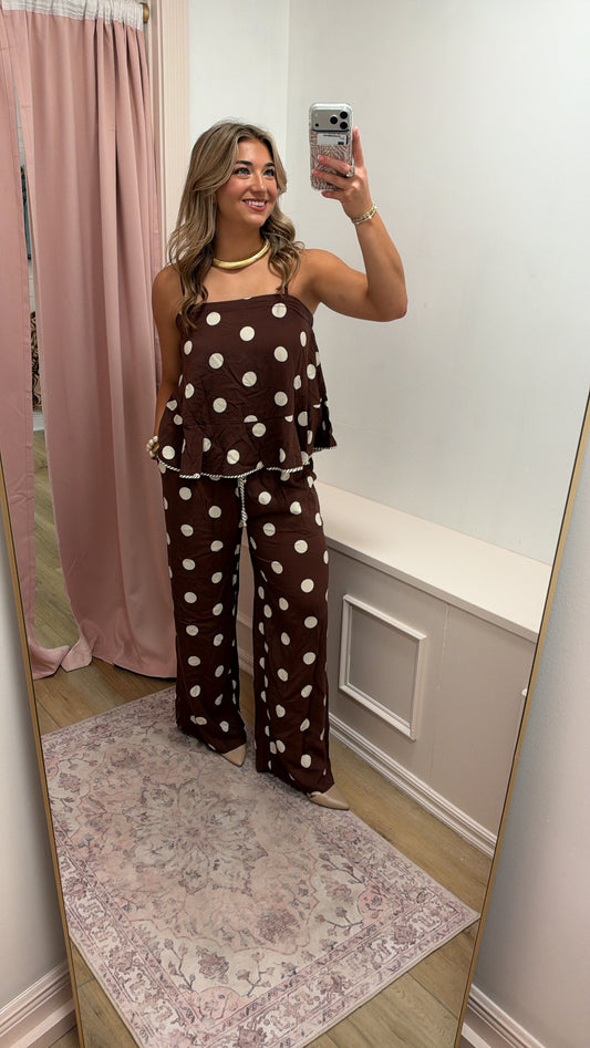 "Paige" Polka Dot Set