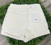 "Mindy" High Rise White Shorts