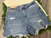 "Shirley" High Rise Denim Shorts