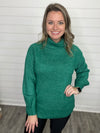 "Finding You" Green Turtle Neck Sweater