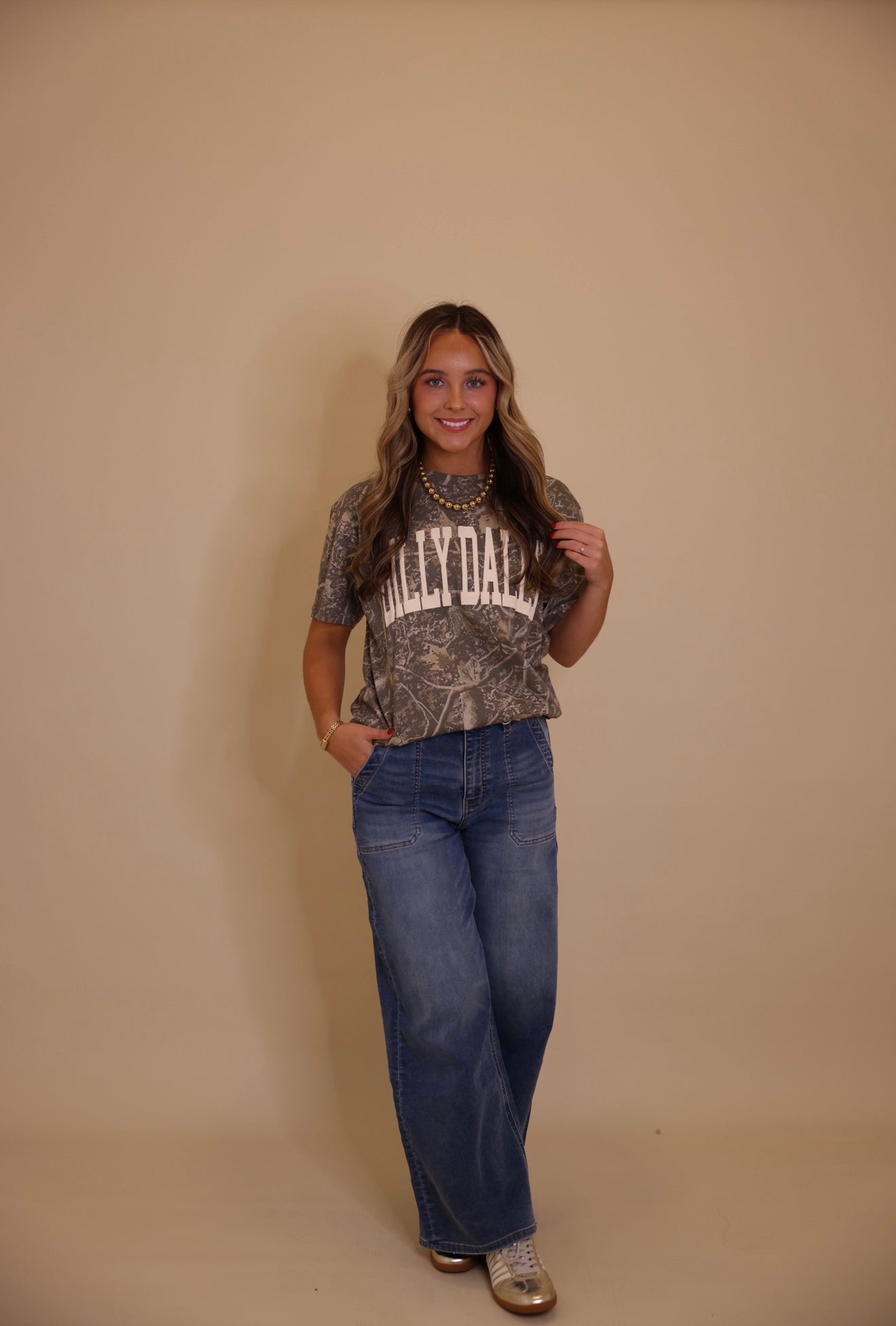 Dilly Dally Camo Tee