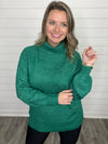 "Finding You" Green Turtle Neck Sweater