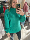 "Finding You" Green Turtle Neck Sweater