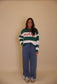 "Lea" Lace Trim Jeans