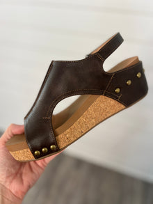 Corkys Volta II Brown Wedges